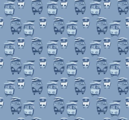 Navy Grey and White | Blues Novelty and Pop Culture Wallpaper for Half Bath, Nursery, and Accent Wall