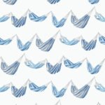 Navy Grey and White | Blues Nautical Wallpaper for Kitchen, Bedroom, and Dining Room