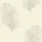 Galloway - Light Grey | Grays Trees and Leaves Wallpaper for Half Bath, Entryway, and Hallway