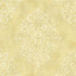Galena - Swiss | Warm Neutrals and Beiges Damasks and Scrolls Wallpaper for Hallway, Kitchen, and Living Room