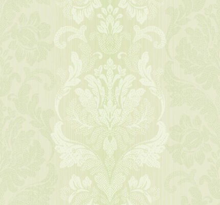 Lakedale | Greens Damasks and Scrolls Wallpaper for Living Room, Powder Room, and Accent Wall