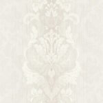Lakedale | Whites and Off Whites Damasks and Scrolls Wallpaper for Powder Room, Bedroom, and Entryway
