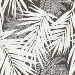 Lambeth | Blacks Florals, Botanicals and Tropicals Wallpaper for Bedroom, Office, and Half Bath