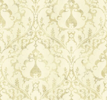 Lanark | Warm Neutrals and Beiges Damasks and Scrolls Wallpaper for Nursery, Dining Room, and Bedroom