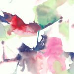 Langhorn | Multicolors Ikat, Shibori and Watercolor Wallpaper for Office, Entryway, and Nursery