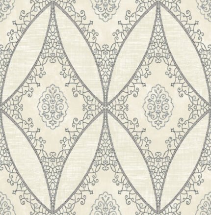 Lavender | Blacks Bohemian Wallpaper for Nursery, Accent Wall, and Kitchen