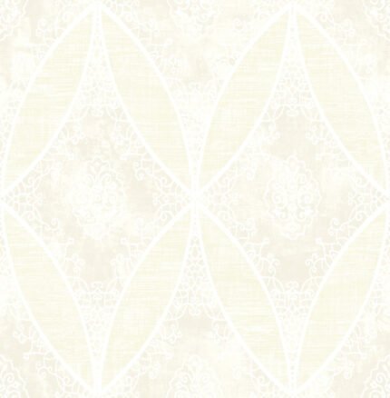 Lavender | Whites and Off Whites Bohemian Wallpaper for Nursery, Bedroom, and Kitchen