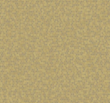 Mosaic Tile - Metallic Bronze | Golds Tiles Wallpaper for Office, Entryway, and Living Room