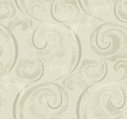 Gotham Scroll - Metallic Snow Cap