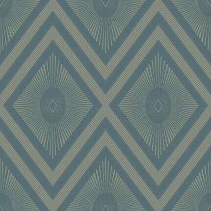 Diamond Burst - Metallic Peacock & Greige