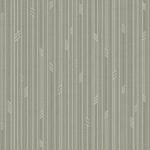 Bar Stripe - Metallic Smoked Oyster | Grays Plaids, Checks and Stripes Wallpaper for Nursery, Half Bath, and Powder Room