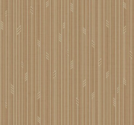 Bar Stripe - Metallic Copper | Golds Plaids, Checks and Stripes Wallpaper for Nursery, Hallway, and Office