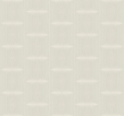 Embossed Diamond - Metallic Snow Cap | Whites and Off Whites Geometrics Wallpaper for Office, Accent Wall, and Kitchen