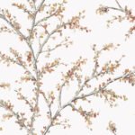 Trail | Reds Trees and Leaves Wallpaper for Bedroom, Living Room, and Accent Wall