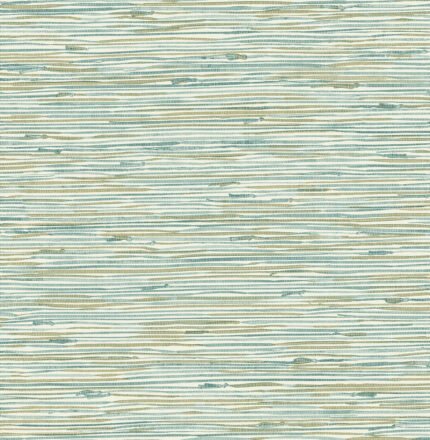 Grasscloth | Greens Textures Wallpaper for Powder Room, Kitchen, and Half Bath