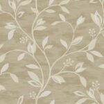 Leaf Trail | Browns and Taupes Trees and Leaves Wallpaper for Hallway, Bedroom, and Entryway