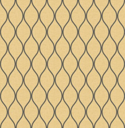 Dot Ogee | Warm Neutrals and Beiges Geometrics Wallpaper for Office, Accent Wall, and Powder Room