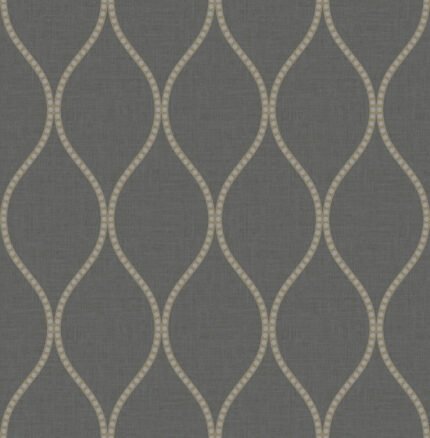 Dot Ogee | Browns and Taupes Geometrics Wallpaper for Office, Accent Wall, and Bedroom