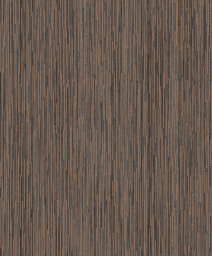 Studio Vertical Slub - Burnished Copper | Coppers and Bronzes Textures Wallpaper for Accent Wall, Dining Room, and Powder Room