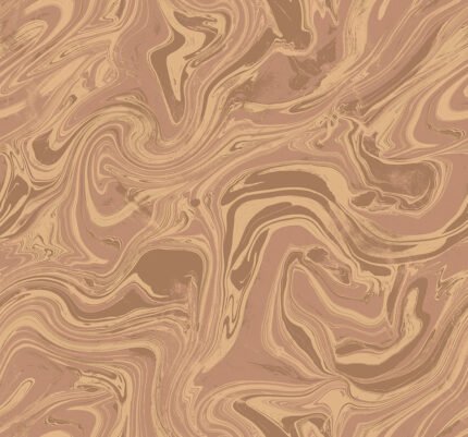 Studio Marble - Avec ÃƒÂ¯Ã‚Â¿Ã‚Â½lÃƒÂ¯Ã‚Â¿Ã‚Â½gance | Coppers and Bronzes Abstracts Wallpaper for Powder Room, Accent Wall, and Half Bath
