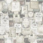 Labels - Matte Taupe and Burgundy