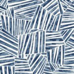 Alpi - Blue Rock | Navys Abstracts Wallpaper for Nursery, Hallway, and Dining Room