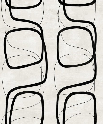 Forcella - Black And White | Multicolors Geometrics Wallpaper for Office, Accent Wall, and Powder Room