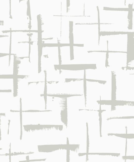 Incrociato - Silver Lining | Whites and Off Whites Abstracts Wallpaper for Living Room, Kitchen, and Bedroom