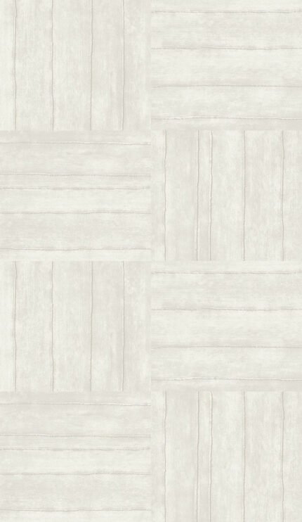 Plaza - Cloud White | Whites and Off Whites Abstracts Wallpaper for Kitchen, Dining Room, and Half Bath