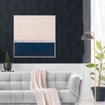 Otto - Hudson Bay | Navys Plaids, Checks and Stripes Wallpaper for Living Room, Powder Room, and Hallway