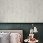 Otto - Fall Mist | Warm Neutrals and Beiges Plaids, Checks and Stripes Wallpaper for Dining Room, Hallway, and Bedroom