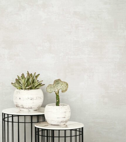 Venetian - Shoreline | Whites and Off Whites Textures Wallpaper for Entryway, Living Room, and Accent Wall