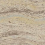 Carrara - Granite Slab | Warm Neutrals and Beiges Textures Wallpaper for Half Bath, Living Room, and Kitchen