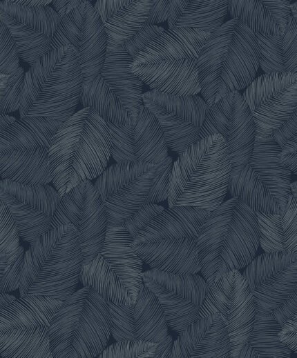 Lucia - Blue Forest | Navys Florals, Botanicals and Tropicals Wallpaper for Entryway, Kitchen, and Powder Room