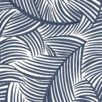 Kendari - Famous Blue | Navys Florals, Botanicals and Tropicals Wallpaper for Kitchen, Half Bath, and Entryway