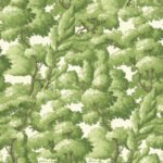 Southwark - Young Leaf | Greens Trees and Leaves Wallpaper for Powder Room, Dining Room, and Living Room