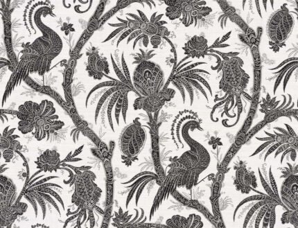 St Paul - Mora | Blacks Toiles Wallpaper for Office, Hallway, and Living Room
