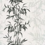 Savage Gardens - Charcoal | Grays Trees and Leaves Wallpaper for Hallway, Accent Wall, and Living Room