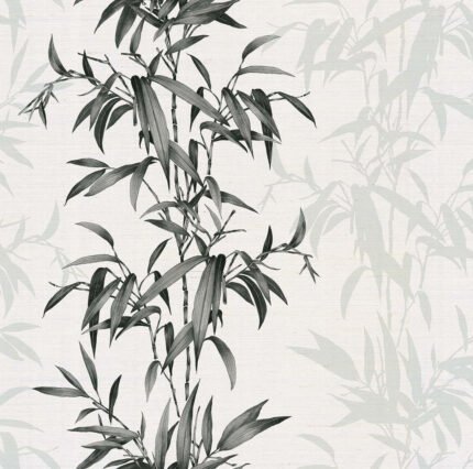 Savage Gardens - Charcoal | Grays Trees and Leaves Wallpaper for Hallway, Accent Wall, and Living Room