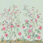 Swan Lane Mural - Mint Cream