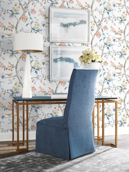 Sparrow Haven - Spicy | Multicolors Animals, Birds and Insects Wallpaper for Bedroom, Powder Room, and Entryway