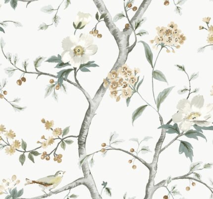 Sparrow Haven - Grayed Out Mixed Wallpaper ln40008