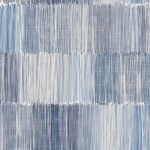Arielle - Oceanic | Blues Plaids, Checks and Stripes Wallpaper for Bedroom, Powder Room, and Office