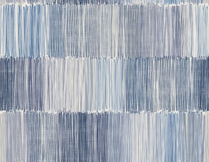 Arielle - Oceanic | Blues Plaids, Checks and Stripes Wallpaper for Bedroom, Powder Room, and Office