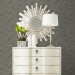 Keone Bay - Smokey | Grays Geometrics Wallpaper for Office, Accent Wall, and Living Room