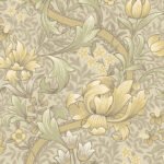 Rosie - Golden Olive | Multicolors Florals, Botanicals and Tropicals Wallpaper for Living Room, Dining Room, and Office