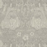 Isabella - Shale | Browns and Taupes Novelty and Pop Culture Wallpaper for Hallway, Office, and Nursery