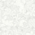 Annabella - Pearl River | Whites and Off Whites Florals, Botanicals and Tropicals Wallpaper for Entryway, Office, and Half Bath