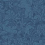 Annabella - Blue Jade | Blues Florals, Botanicals and Tropicals Wallpaper for Dining Room, Living Room, and Kitchen