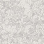 Annabella - Cloudy Day | Grays Florals, Botanicals and Tropicals Wallpaper for Hallway, Office, and Half Bath